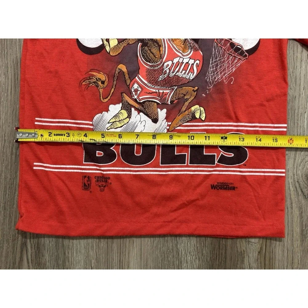 Vintage NBA Chicago Bulls Kids Pajamas Shirt‎ Size 12-14